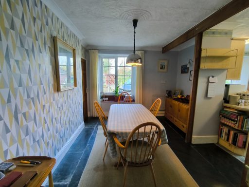 The dining room